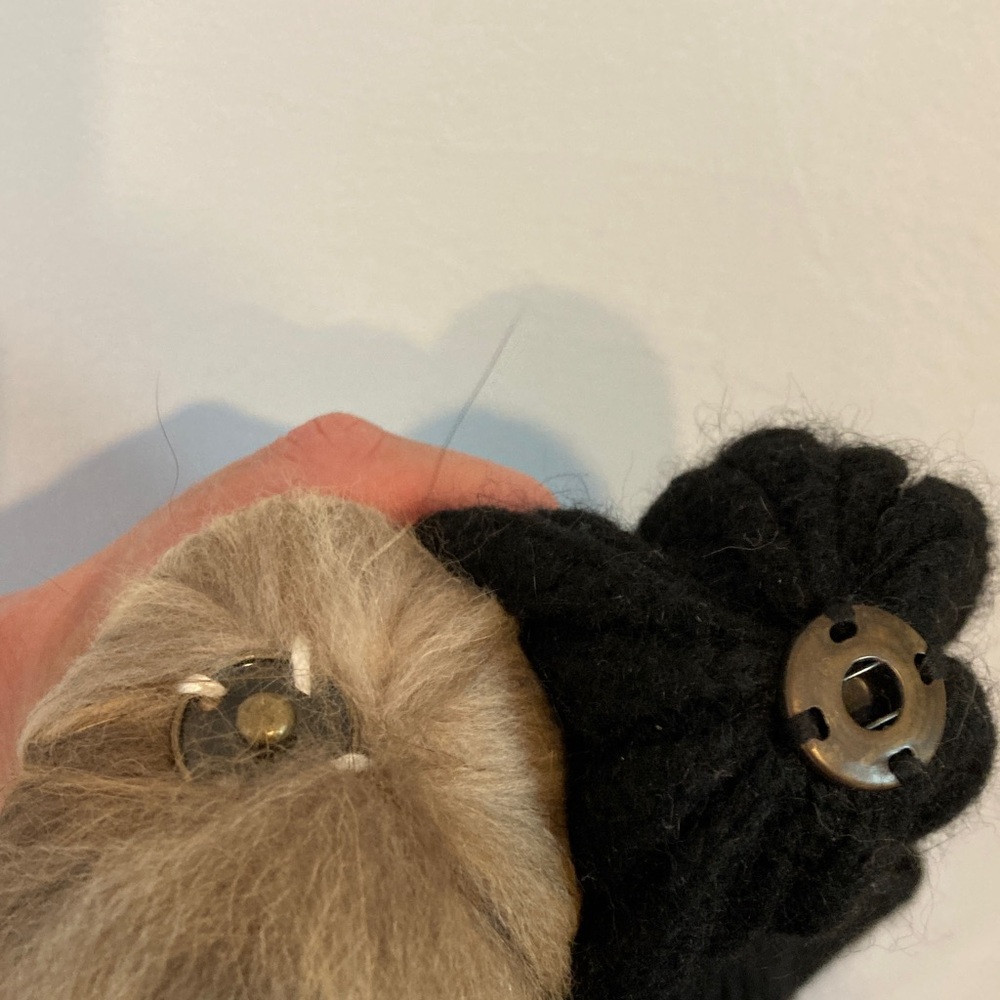 C.C Black Knit Pom Pom Beanie - Picture 5 of 5